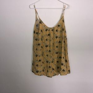 Forever 21 flowy yellow dress